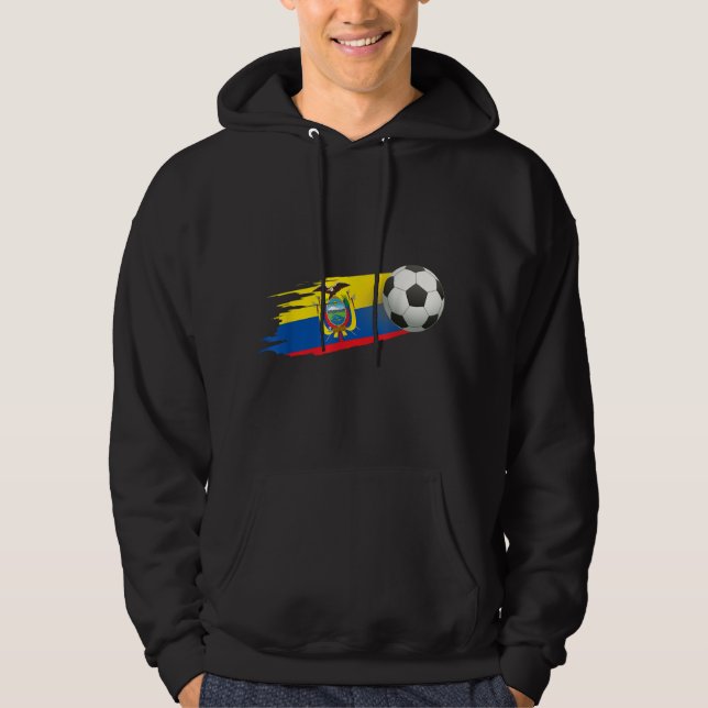 Moletom Equador Bola de Futebol Equador Jersey - Equador (Frente)