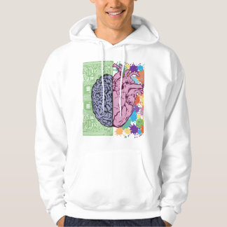 Moletom equilíbrio emocional do coração cerebral