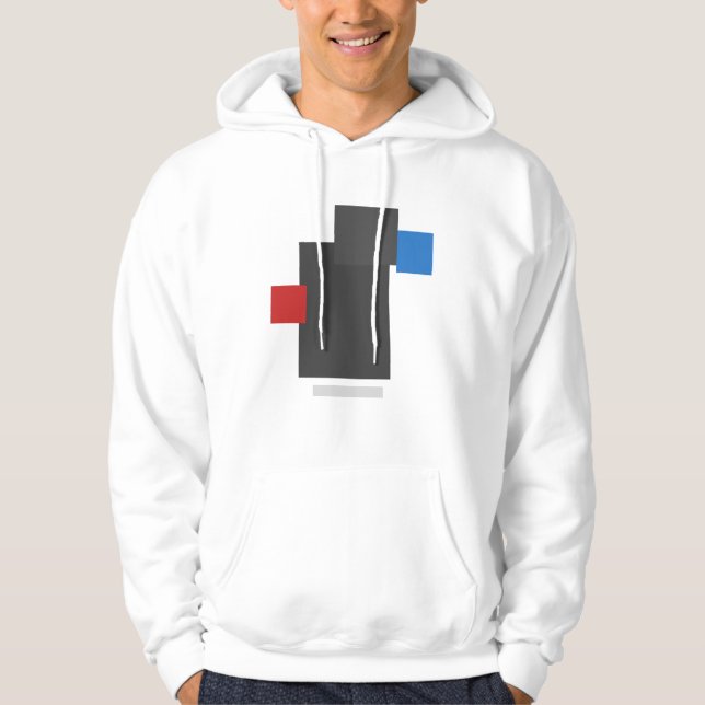 Moletom Equilíbrio Geométrico Abstrato – Blocos Modernos M (Frente)