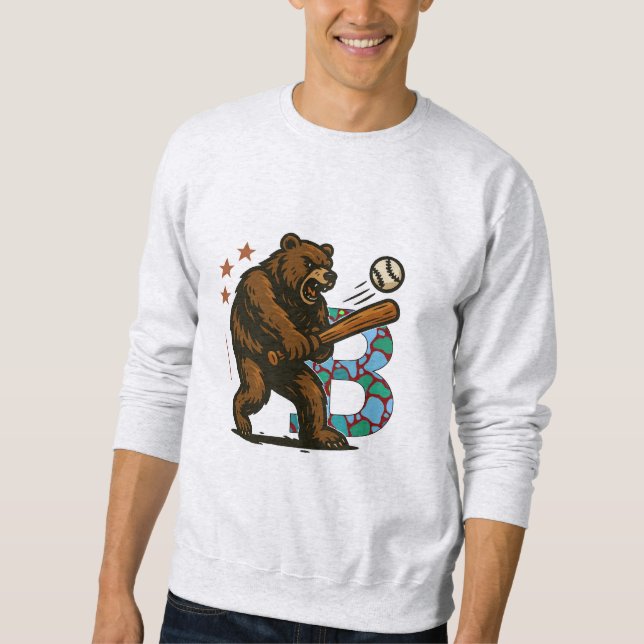 Moletom equipe B de beisebol (Frente)