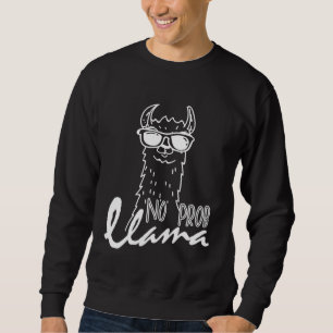 Moletom Equipe Cute Alpaca Esquadrão Llama Sem Probllama