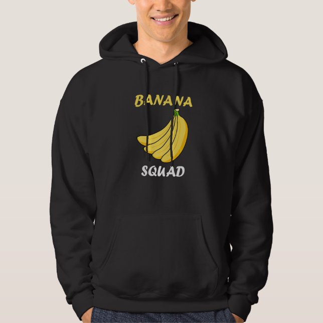 Moletom Equipe da Banana Comida Exótica Fofo Dito Irônico (Frente)