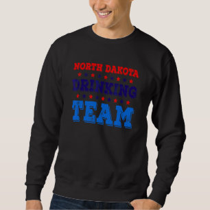 Moletom Equipe de Bebedores de North Dakota Orgulho do Est