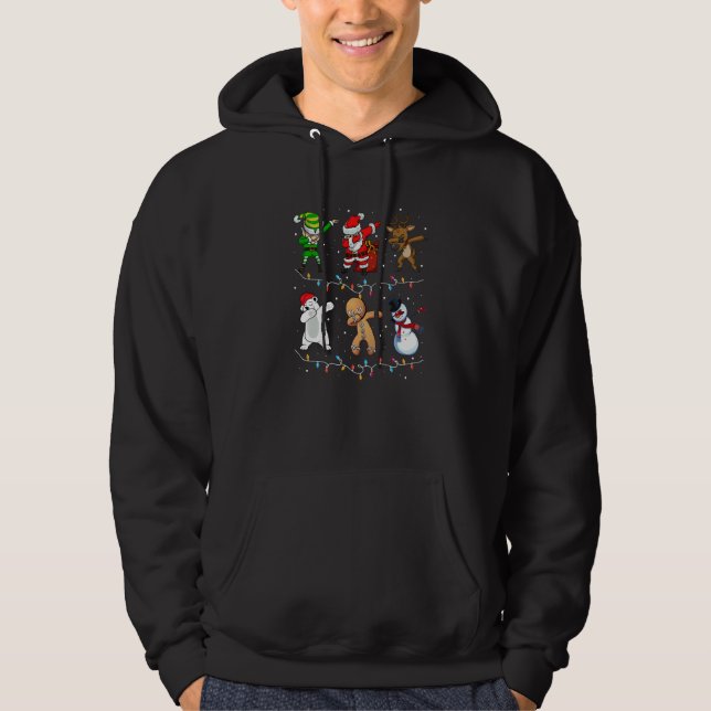 Moletom Equipe de Boneco de Neve Urso Polar Rena Elfo do P (Frente)