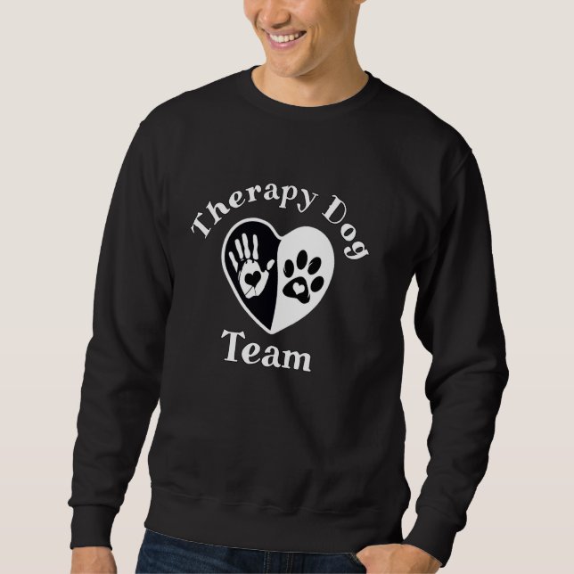 Moletom Equipe De Cães De Terapêutica Roupa Para Pet Assis (Frente)