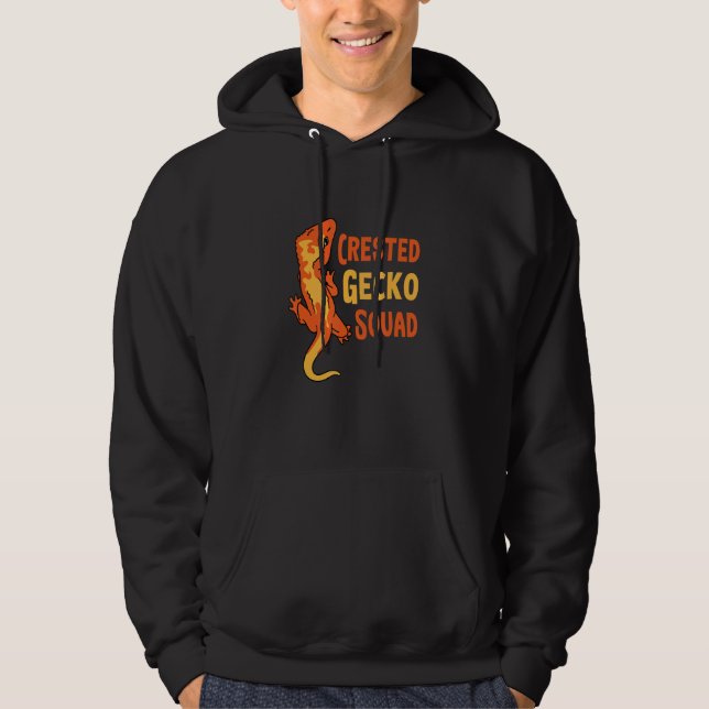 Moletom Equipe de Gecko Crestados Répteis Fofos Lagarto (Frente)