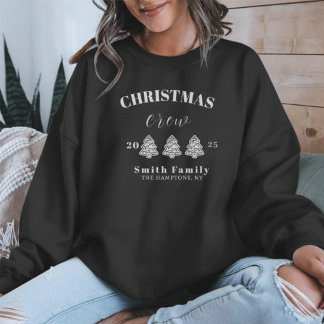 Moletom Equipe de Natal Família Personalizada Gingerbr
