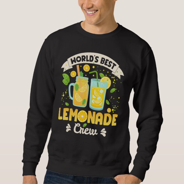 Moletom Equipe de Stand de Limonada de Verão para Crianças (Frente)