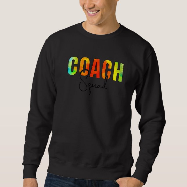 Moletom Equipe de Treinadores Dia de Apreciação Tie Dye Ol (Frente)