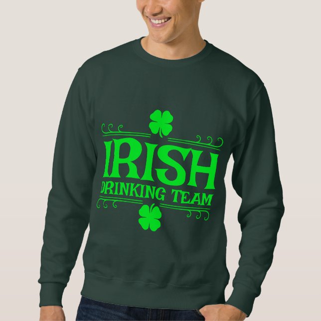 Moletom Equipe Irlandesa de Bebedores (Frente)