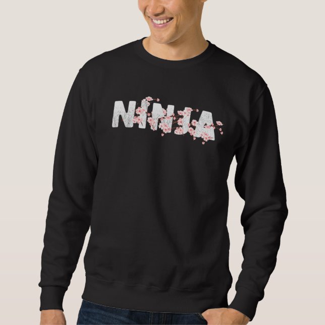Moletom Equipe Ninja Cherry Blossom Engraçados Jogadores d (Frente)