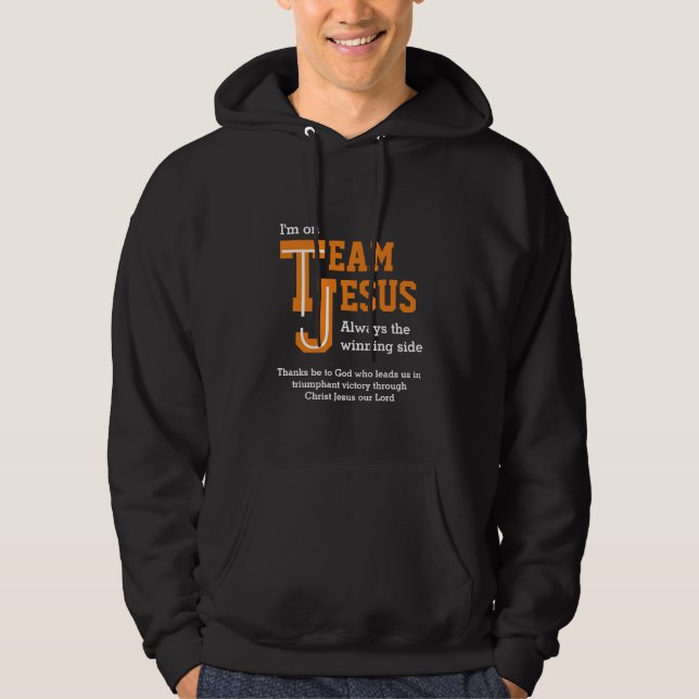 Moletom EQUIPE Personalizada JESUS Christian (Frente)
