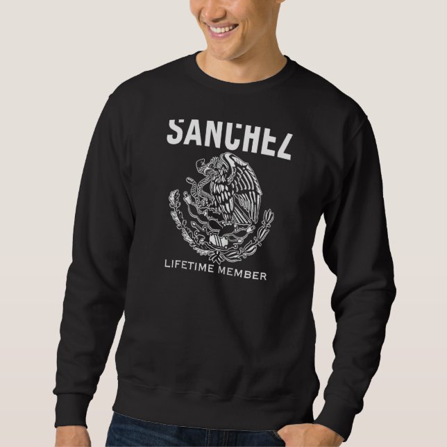 Moletom Equipe Sanchez Lifetime Member Shirt Proud Surname (Frente)