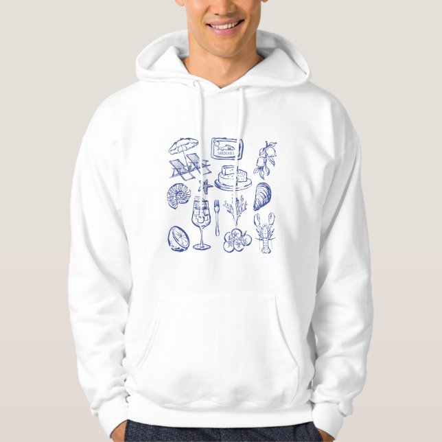 Moletom Esboço de Vida Mediterrânea (Frente)