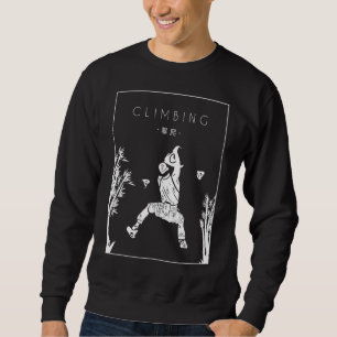 Moletom Escalada Chinesa Hanzi Bouldering Escala Livre