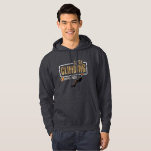 Moletom Escalada de Rock Homens Hoodie