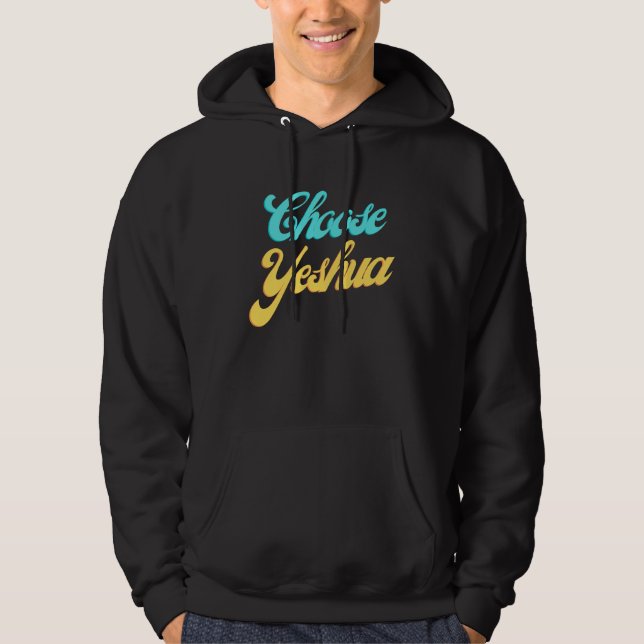 Moletom Escolha Yeshua Jesus Fé Cristã Baseada nas Escritu (Frente)