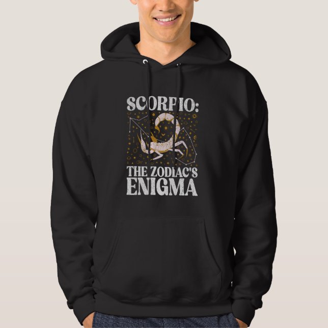 Moletom Escorpião dos Zodiatas Enigma Scorpio (Frente)