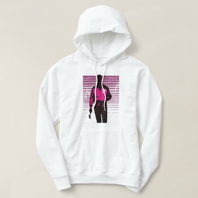 Moletom Escorpião Neon Gráfico Retro Noir Synthwave (Frente do Design)