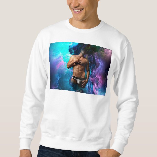 Moletom EscorregadioJoe muscular roupa interior vibrante (Frente)