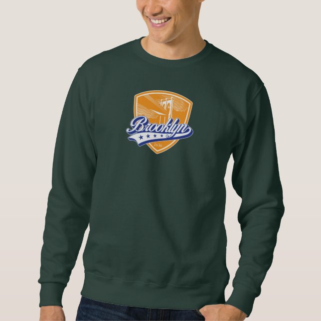 Moletom Escudo do Brooklyn com Design Swoosh (Frente)