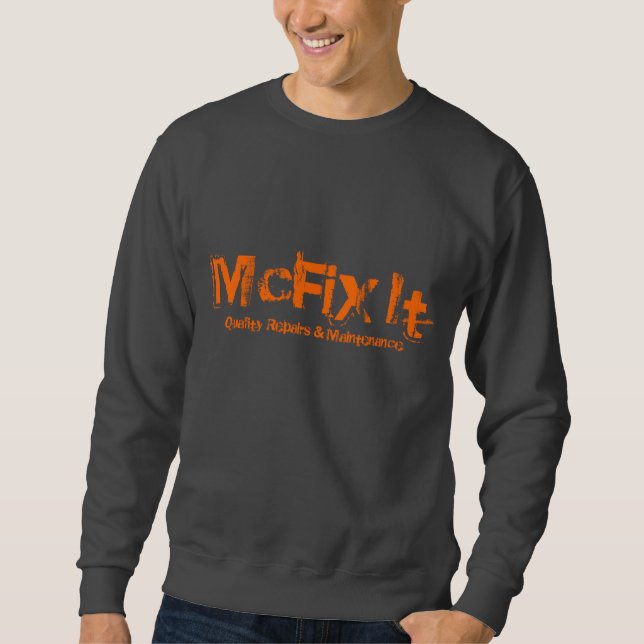 Moletom Escuro - camisola cinzenta do pescoço de grupo (Frente)