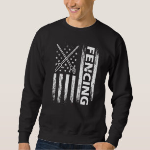 Moletom Esgrima Americana Fencer Saber Rapier Duel