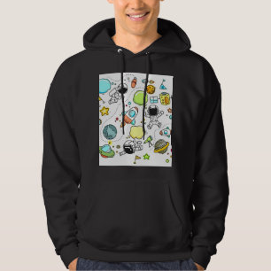 Moletom "Espaço" Hoodie de Homens Negros