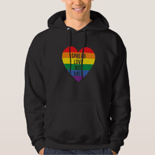 Moletom Espalhar amor sem odiar Lgbt Orgulho gay da Fila B