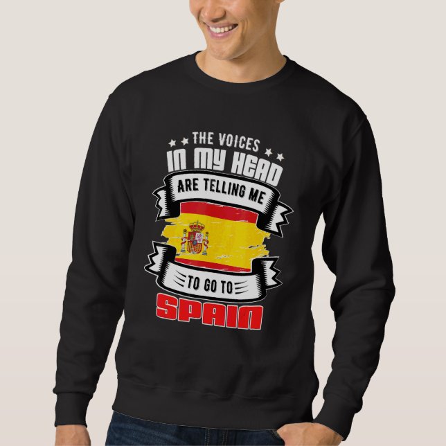 Moletom Espanha Na Minha Cabeça (Frente)