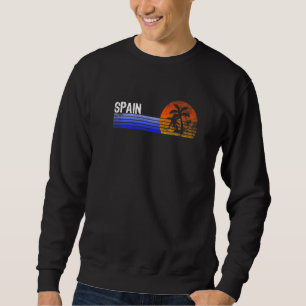 Moletom Espanha Souvenir Retro Sunset Trip Summer Vaces S