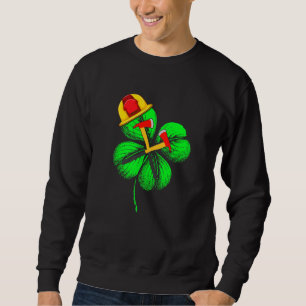 Moletom Espantoso Saint Patrick S Day Firefighter Shamrock