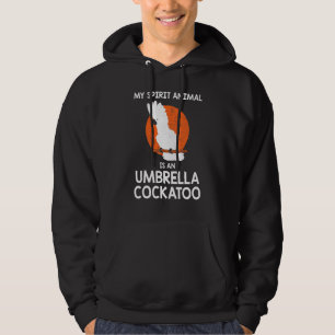 Moletom Espírito Animal Papagaio Guarda-chuvas Cockatoa