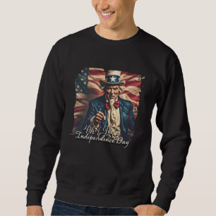 Moletom Espírito de Liberdade em Vermelho, Branco e Azul