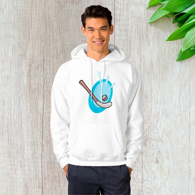 Moletom Esportes De Hockey Stick E Puck Hoodie (Criador carregado)