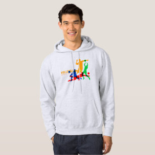 Moletom Esportes de Voleibol Hoodie de uso masculino
