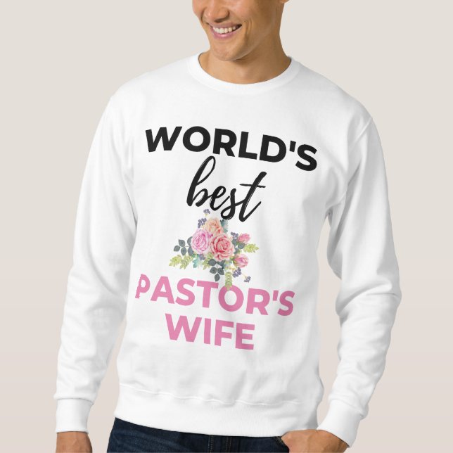 Moletom Esposa do Melhor Pastor do Mundo (Frente)