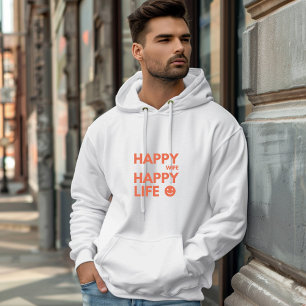 Moletom Esposa Feliz, Vida Feliz - Citação Engraçada De Ca