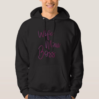 Moletom Esposa Mãe Chefe Vestido