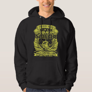 Moletom Esposa Orgulhosa Freakin Marinheiro Às Vezes Jerk