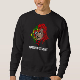 Moletom Esposa Portuguesa Feminina Portugal Raízes Portugu