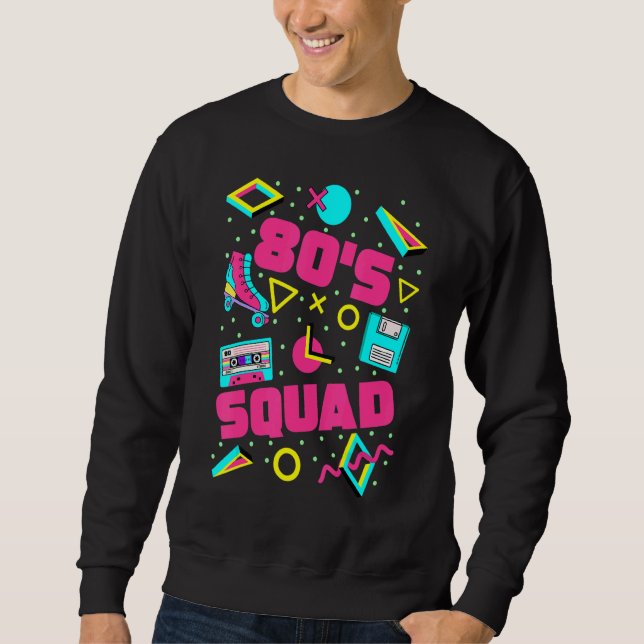 Moletom Esquadrão 80s, 80s, Correspondência Estética com o (Frente)