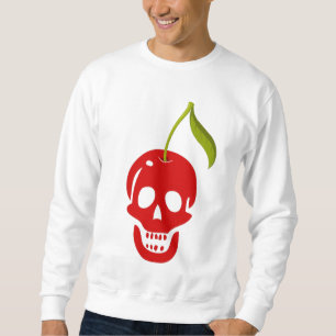Moletom esqueleto de cereja do crânio de halloween gótic