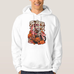 Moletom Esqueleto de Halloween Muito Preguiçoso para Ser A