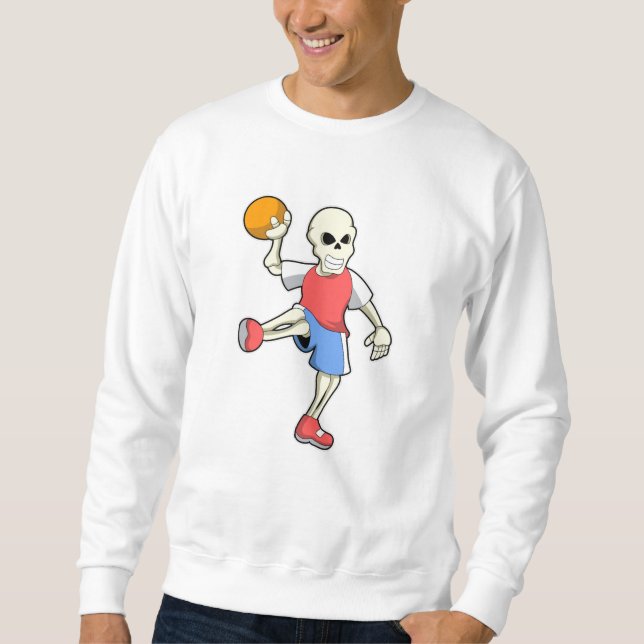 Moletom Esqueleto no jogador de Andebol com Handball (Frente)