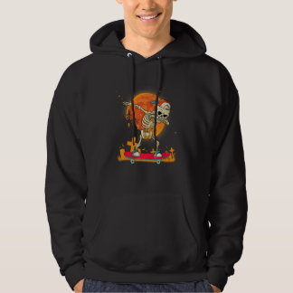 Moletom Esqueleto Skateboard Dabbing Patinar Esqueleto