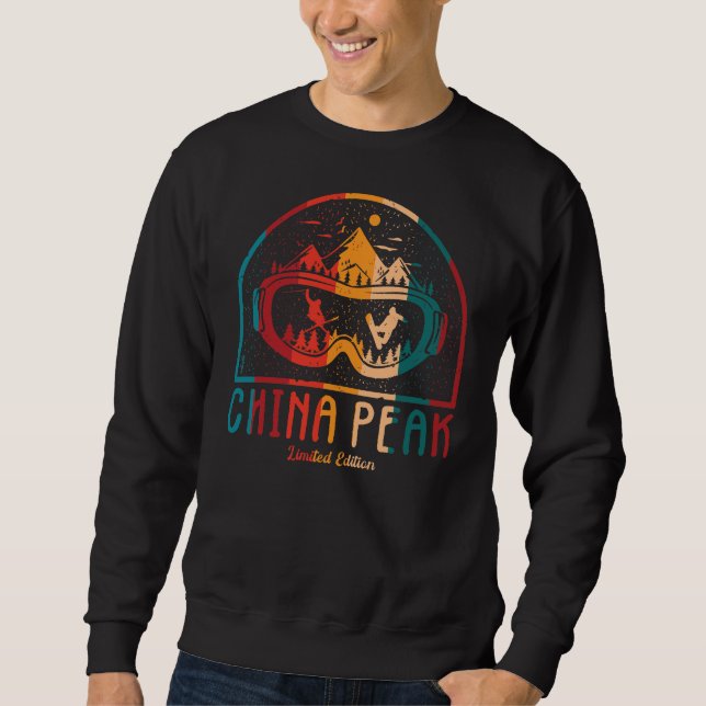 Moletom Esqui de Pico da China Retro (Frente)