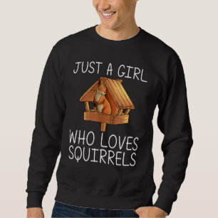 Moletom Esquilo legal Para Meninas Meninas Chipmunk Zookee