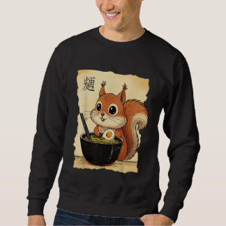 Moletom Esquilo Ramen Japonês Kawaii Anime Esquilo