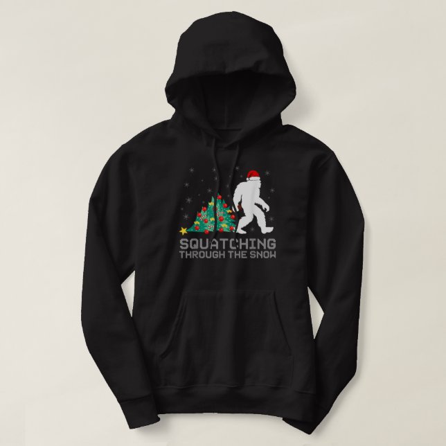 Moletom Esquivando-se Através Da Neve - Pé Grande (Frente do Design)